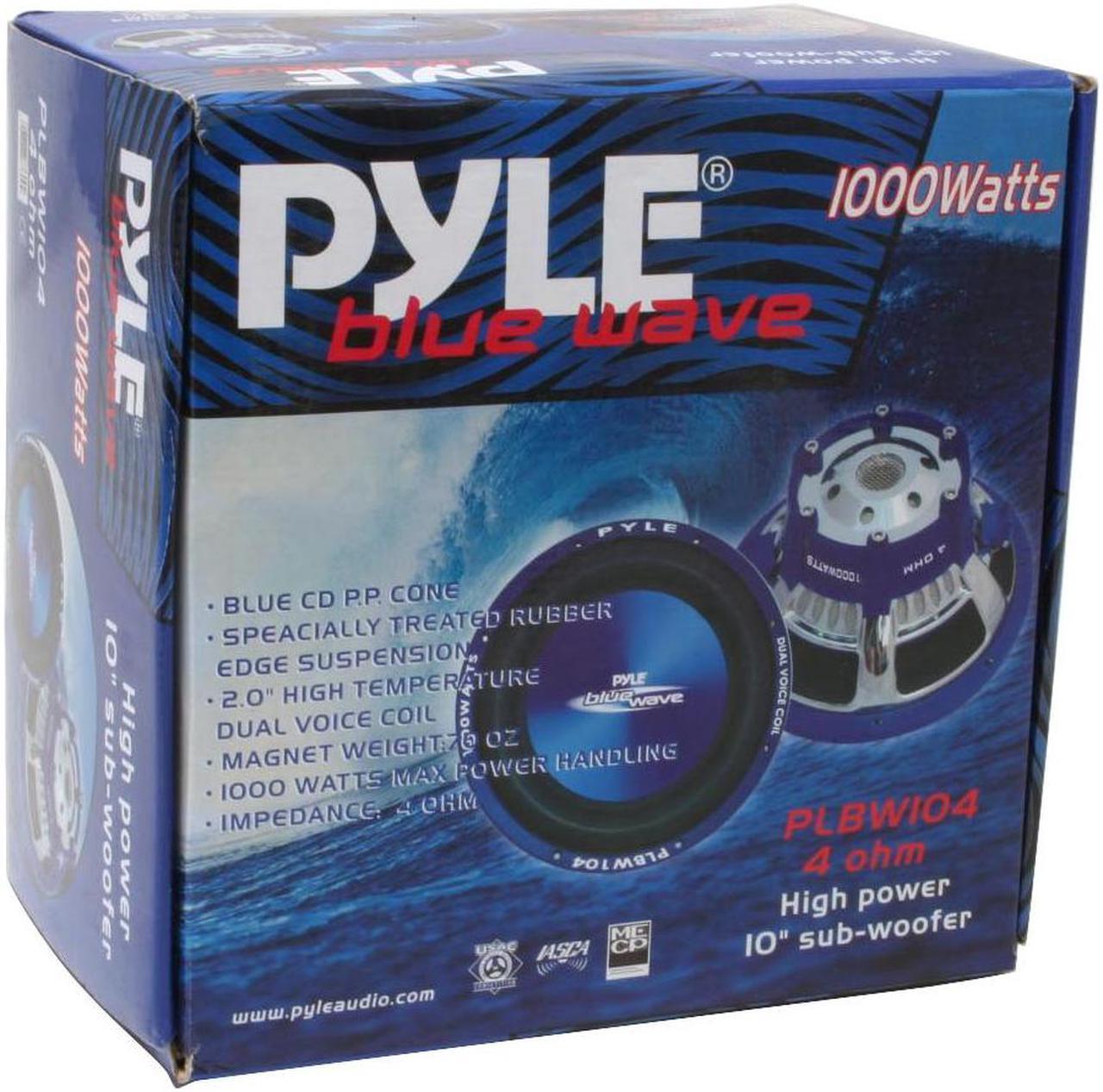 Alt view image 5 of 5 - PYLE Blue Wave PLBW104 Dual 10" 1000W Voice Coil Car Subwoofer
