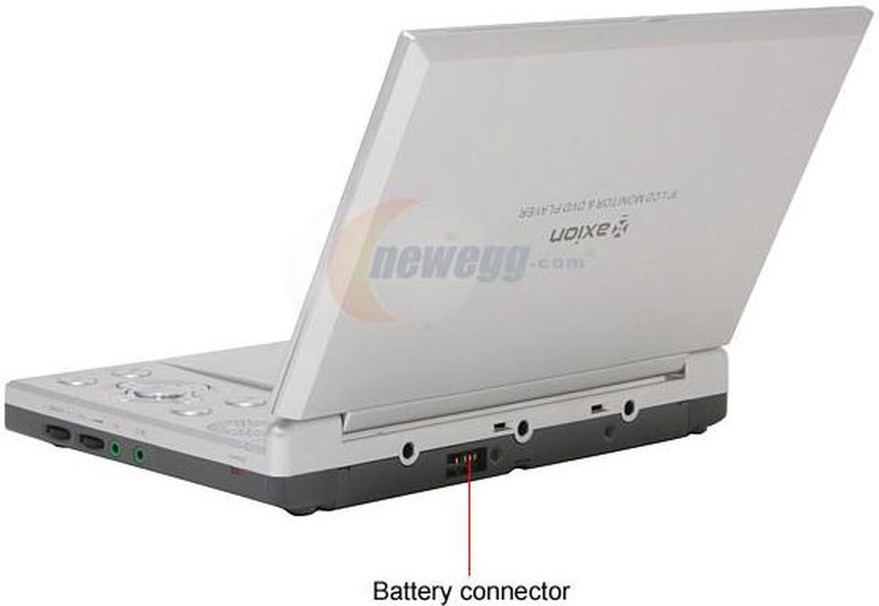 Alt view image 4 of 9 - Axion AXN-6090A 9" Widescreen TFT LCD Ultra Slim Portable DVD Player