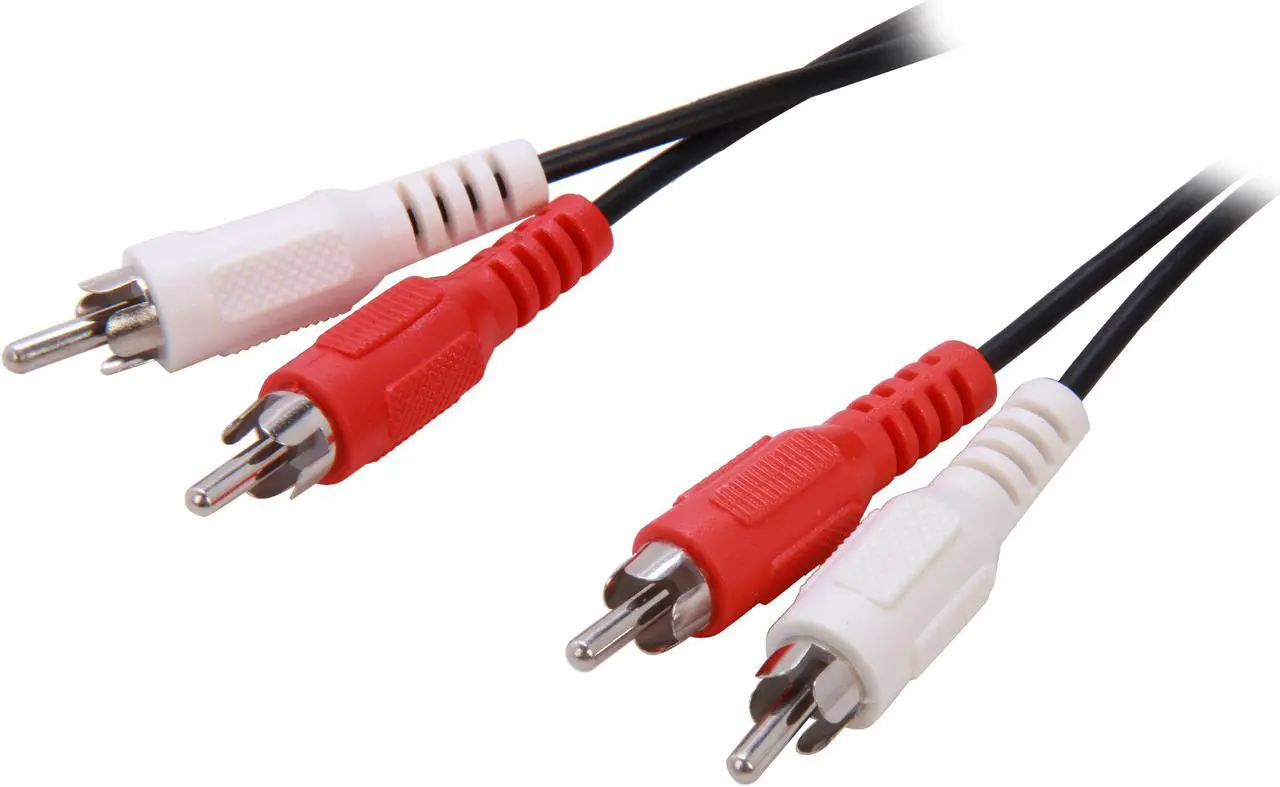 Main image of C2G 40464 Value Series RCA Stereo Audio Cable, Black (6 Feet, 1.82 Meters)