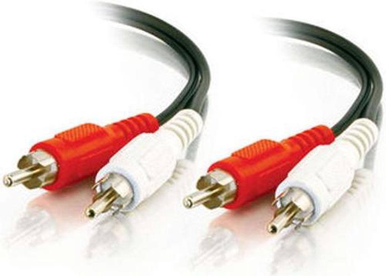 Main image of C2G 40463 Value Series RCA Stereo Audio Cable, Black (3 Feet, 0.91 Meters)