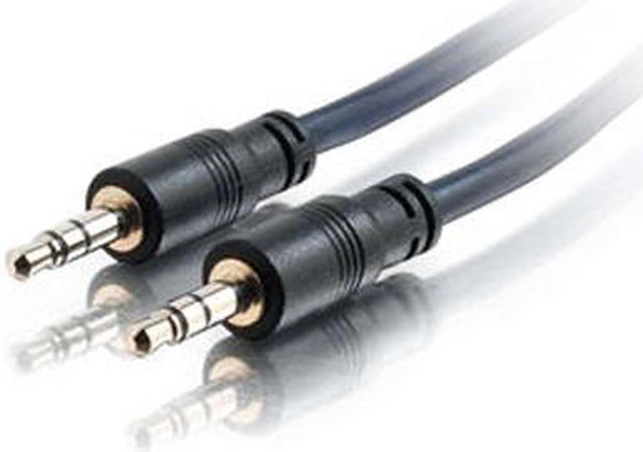 Main image of C2G 40517 3.5mm Stereo Audio Cable with Low Profile Connectors M/M, Plenum CMP-Rated (35 Feet, 10.66 Meters)