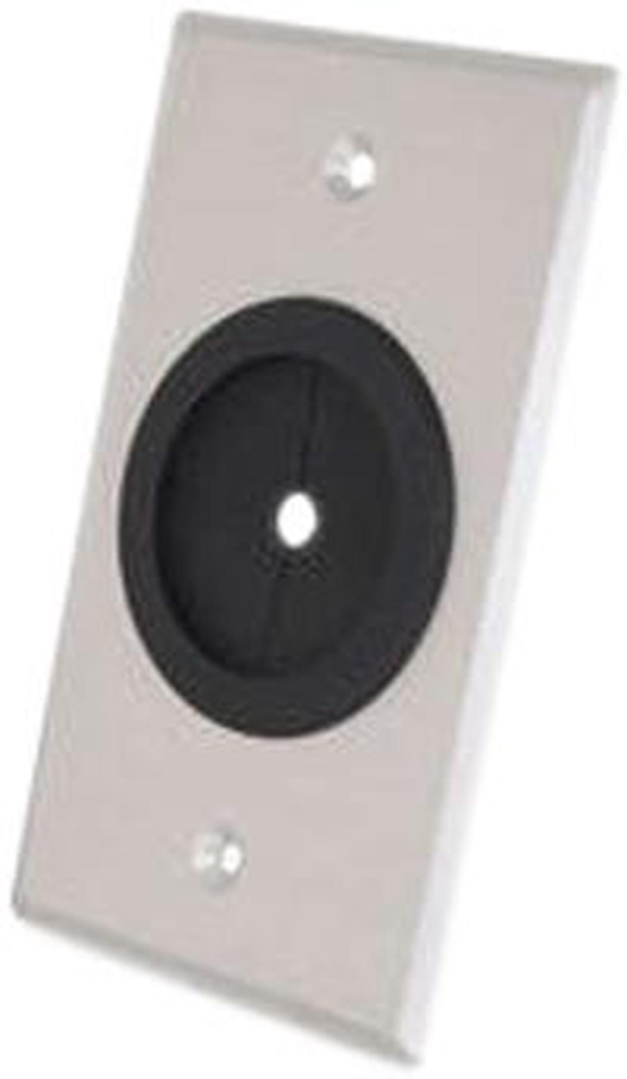Main image of C2G 40489 1.5in Grommet Cable Pass Through Single Gang Wall Plate