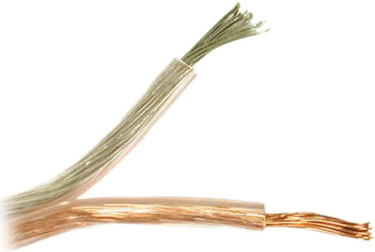 Main image of C2G 27987 16 AWG Bulk Speaker Wire, Clear Jacket (250 Feet, 76.2 Meters)
