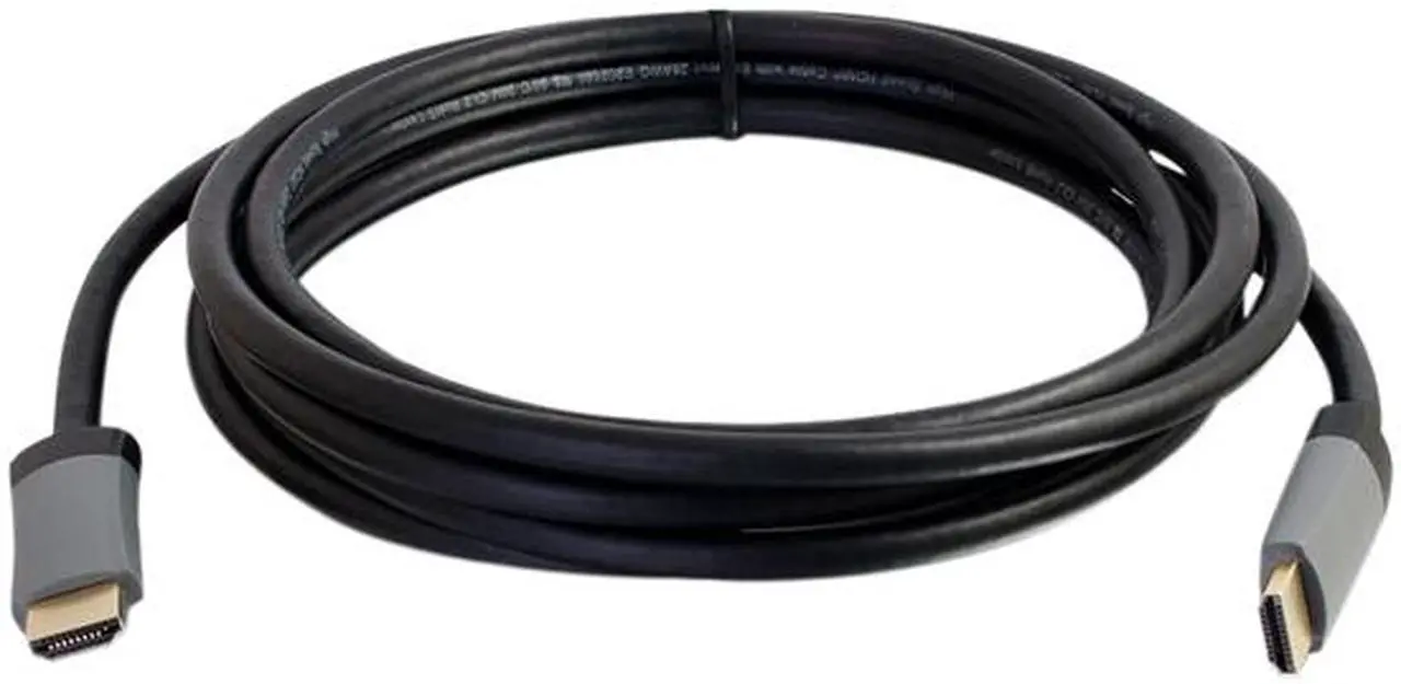 Alt view image 2 of 2 - C2G 42523 Select 4K UHD High Speed HDMI Cable (60Hz) with Ethernet M/M, In-Wall CL2-Rated, Black (9.8 Feet, 3 Meters)