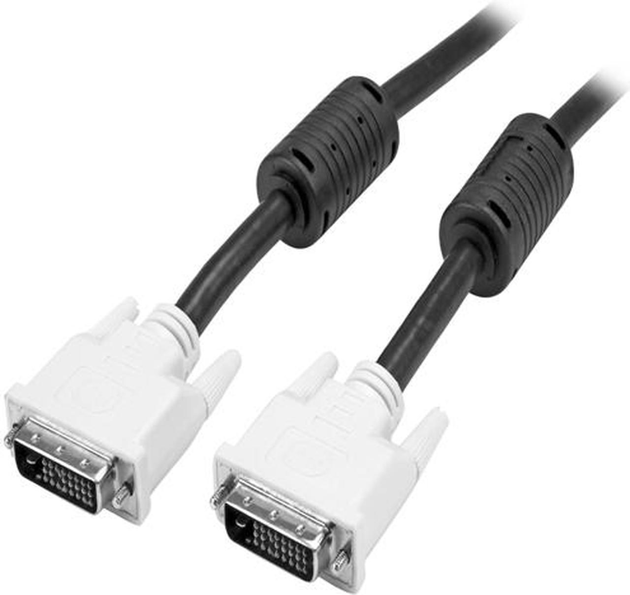 StarTech.com DVIDDMM10 Dual Link DVI Cable - 10 ft - Male to Male - 2560x1600 - DVI-D Cable - Computer Monitor Cable - DVI Cord - Video Cable