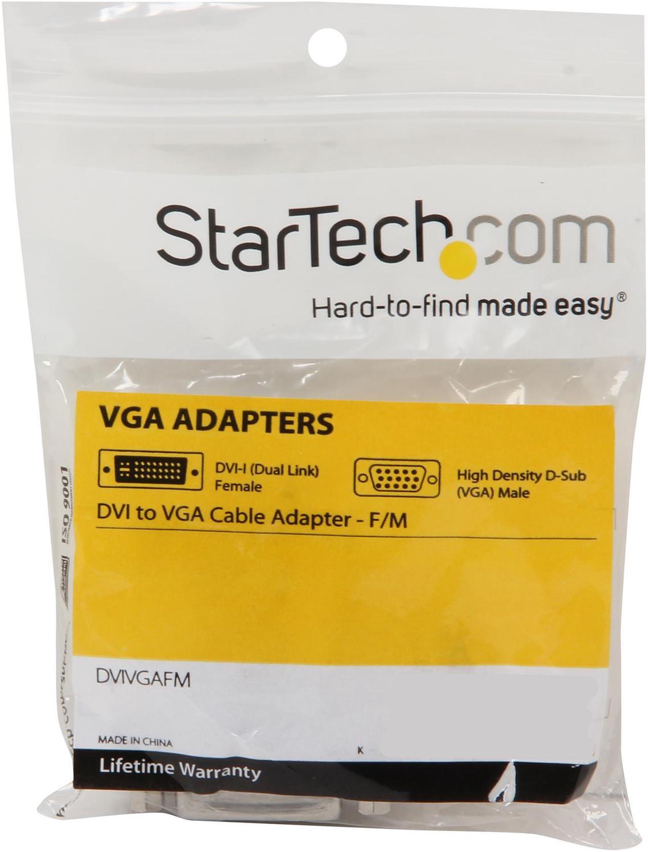 Alt view image 5 of 5 - StarTech.com DVIVGAFM No DVI to VGA Cable Adapter - F/M