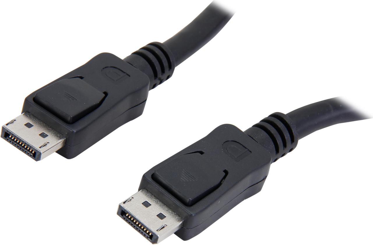 StarTech.com DISPLPORT35L 35 ft. Black Connector A: 1 - DisplayPort Male  Connector B: 1 - DisplayPort Male DisplayPort Cable with Latches Male to Male