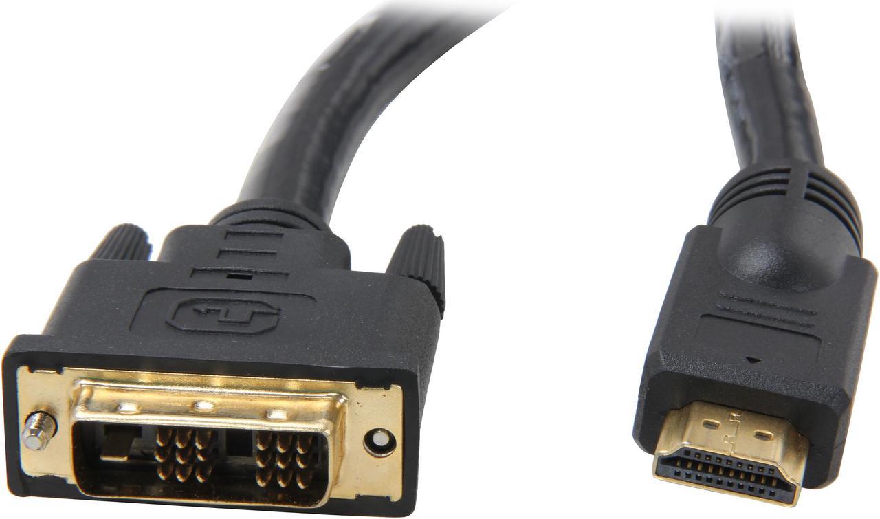 StarTech.com HDMIDVIMM20 20 ft. Black HDMI to DVI-D Cable Male to Male