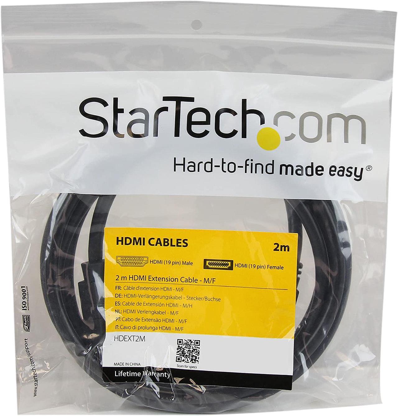 StarTech.com 2m HDMI Extension Cable - M/F