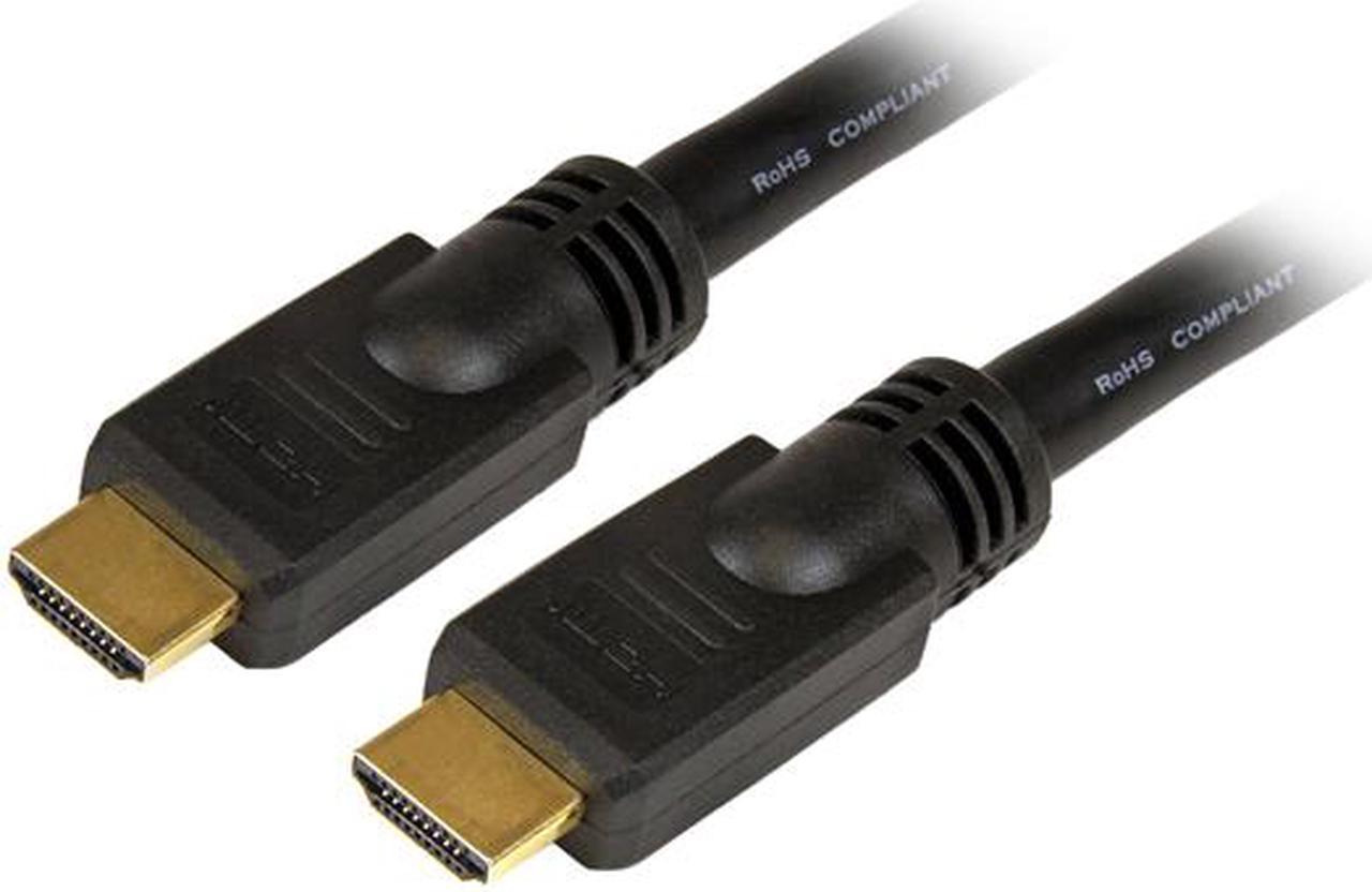 StarTech.com HDMM25 25 ft High Speed HDMI Cable - Ultra HD 4k x 2k HDMI Cable - HDMI to HDMI M/M - 25ft HDMI 1.4 Cable - Audio/Video Gold-Plated - 1 pack