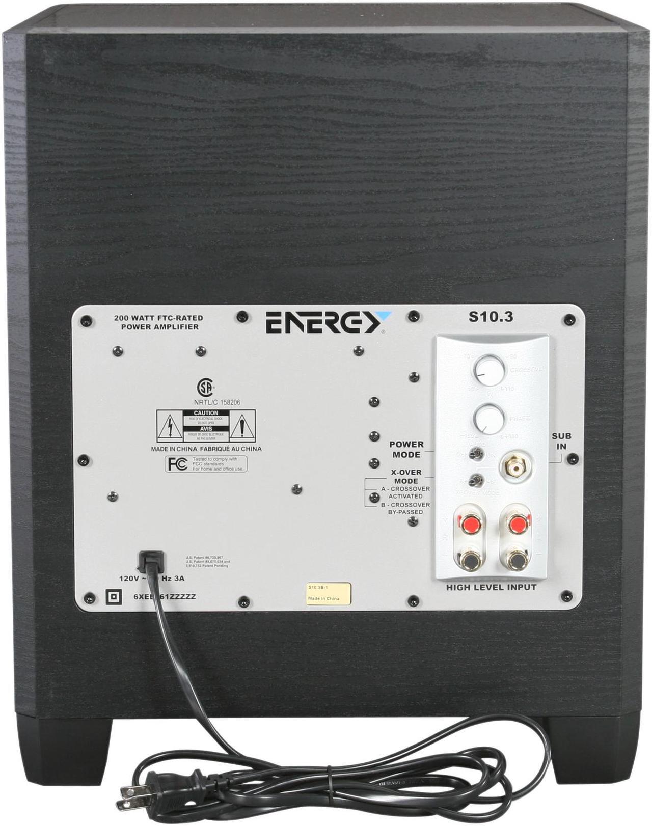 Alt view image 5 of 7 - Energy S10.3 Subwoofer Single