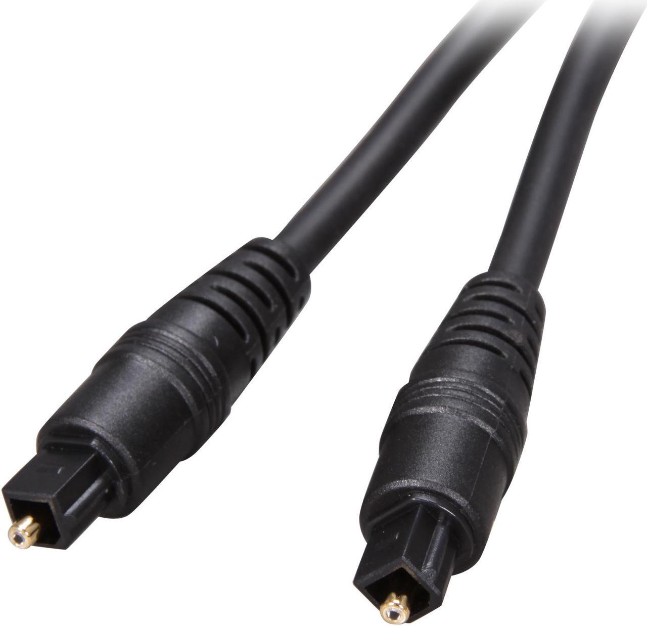 BYTECC Model PT6 6 ft. Premium Toslink Audio Cable - Black Jacket