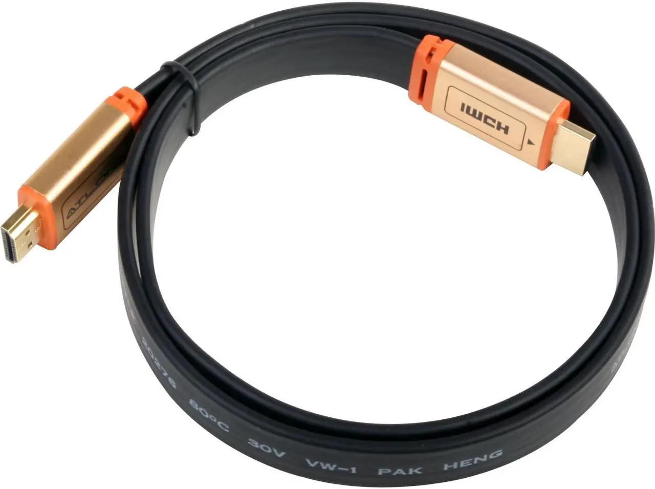 Atlona 12ft Flat HDMI Speed Ethernet Cable For Blu-ray DVD - View #6