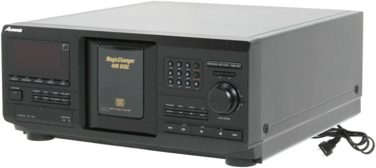 Alt view image 2 of 15 - Acesonic DGX-400 400-Disc DVD Karaoke Magic Changer
