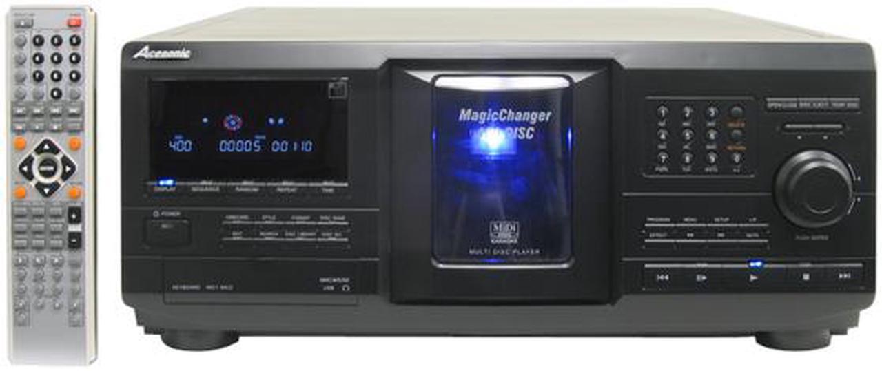 Alt view image 15 of 15 - Acesonic DGX-400 400-Disc DVD Karaoke Magic Changer