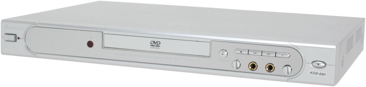 Alt view image 2 of 11 - Acesonic KOD-650 DVD Recordable Karaoke Player