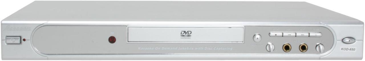Alt view image 3 of 11 - Acesonic KOD-650 DVD Recordable Karaoke Player