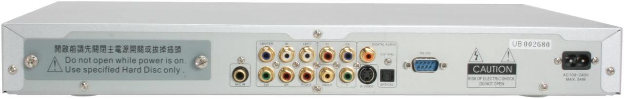 Alt view image 5 of 11 - Acesonic KOD-650 DVD Recordable Karaoke Player