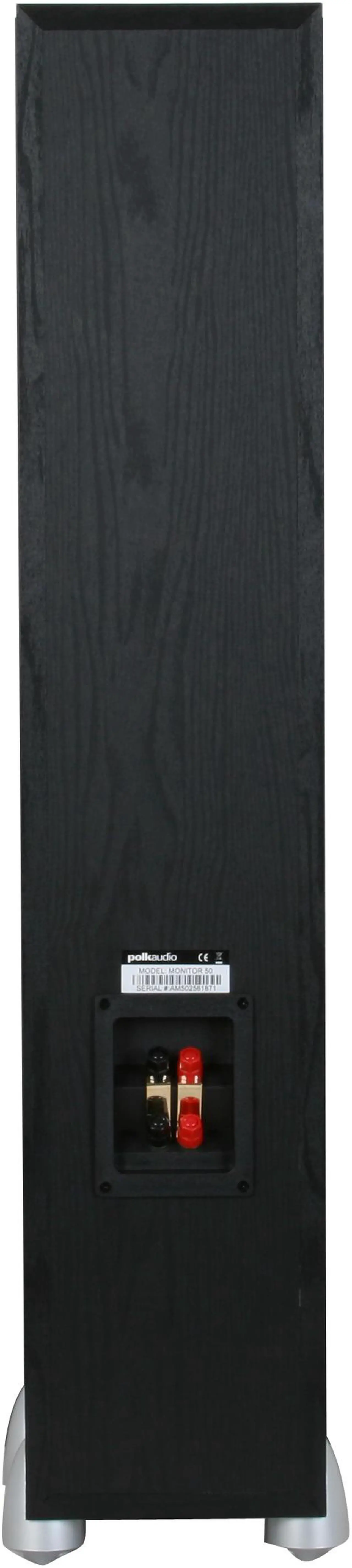 Alt view image 2 of 5 - Polk Audio Monitor 50 Black Two-way Floorstanding Loudspeaker Single