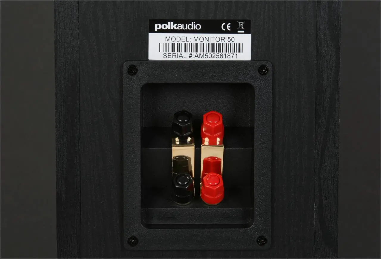 Alt view image 3 of 5 - Polk Audio Monitor 50 Black Two-way Floorstanding Loudspeaker Single