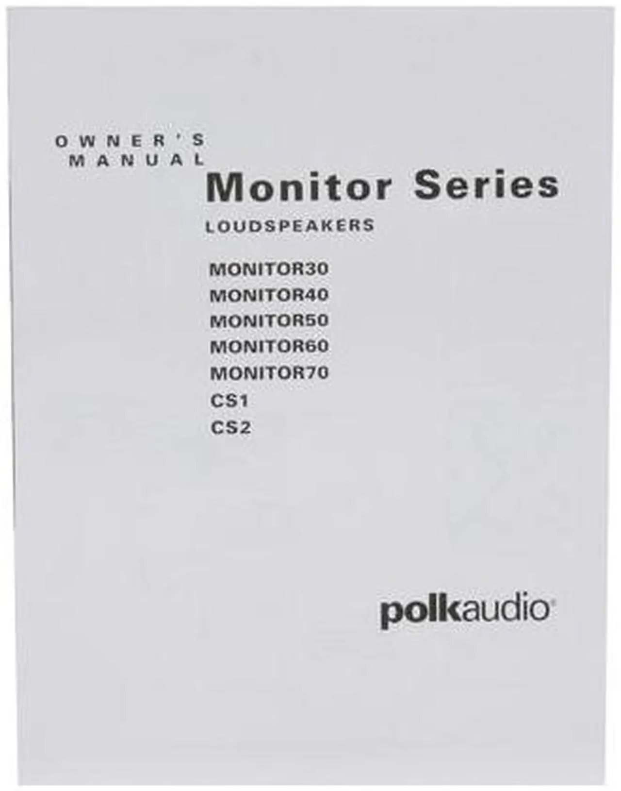 Alt view image 4 of 5 - Polk Audio Monitor 50 Black Two-way Floorstanding Loudspeaker Single