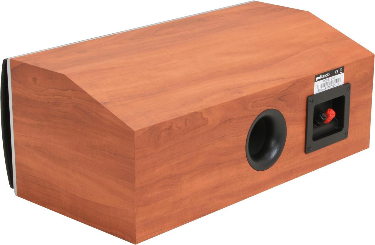 Alt view image 3 of 13 - Polk Audio CS1 Cherry Center Channel Loudspeaker Single