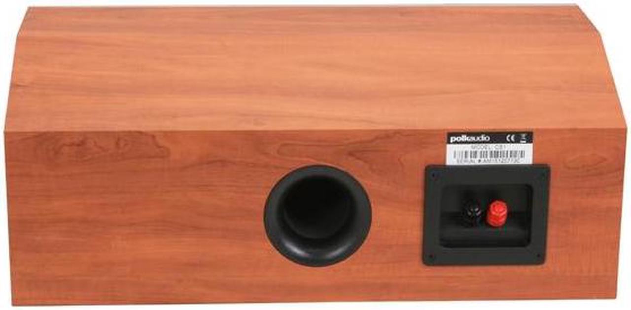 Alt view image 4 of 13 - Polk Audio CS1 Cherry Center Channel Loudspeaker Single