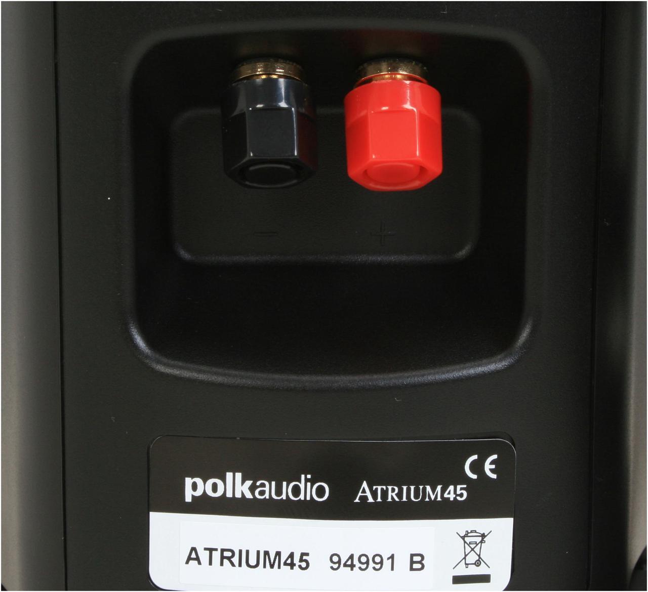 Alt view image 7 of 9 - Polk Audio Atrium 45 Black High Performance Outdoor Speaker Pair
