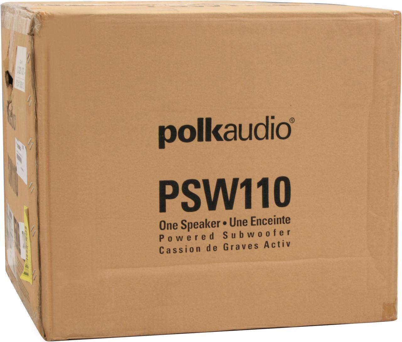 Alt view image 10 of 10 - Polk Audio PSW110 10-Inch Powered subwoofer, Single, Cherry