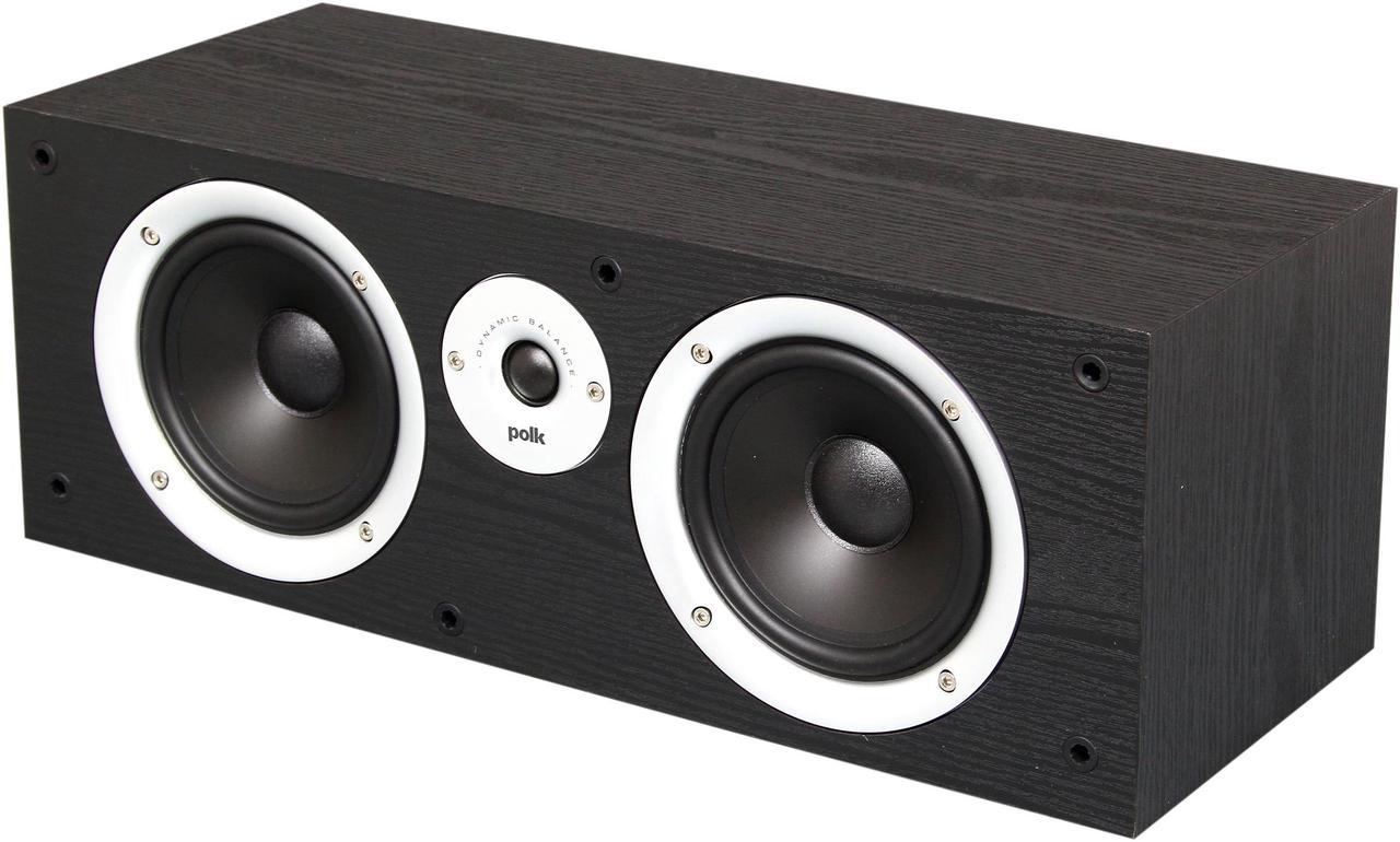 Polk Audio CSR Black Two-way center channel loudspeaker Single