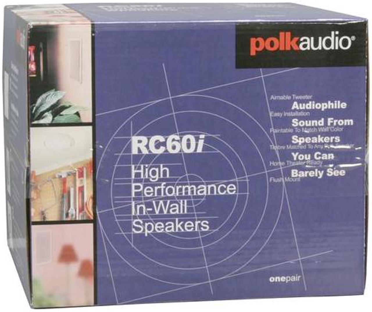 Alt view image 8 of 8 - Polk Audio RC60i White Round 6.5" Two-way In-Ceiling Loudspeaker Pair