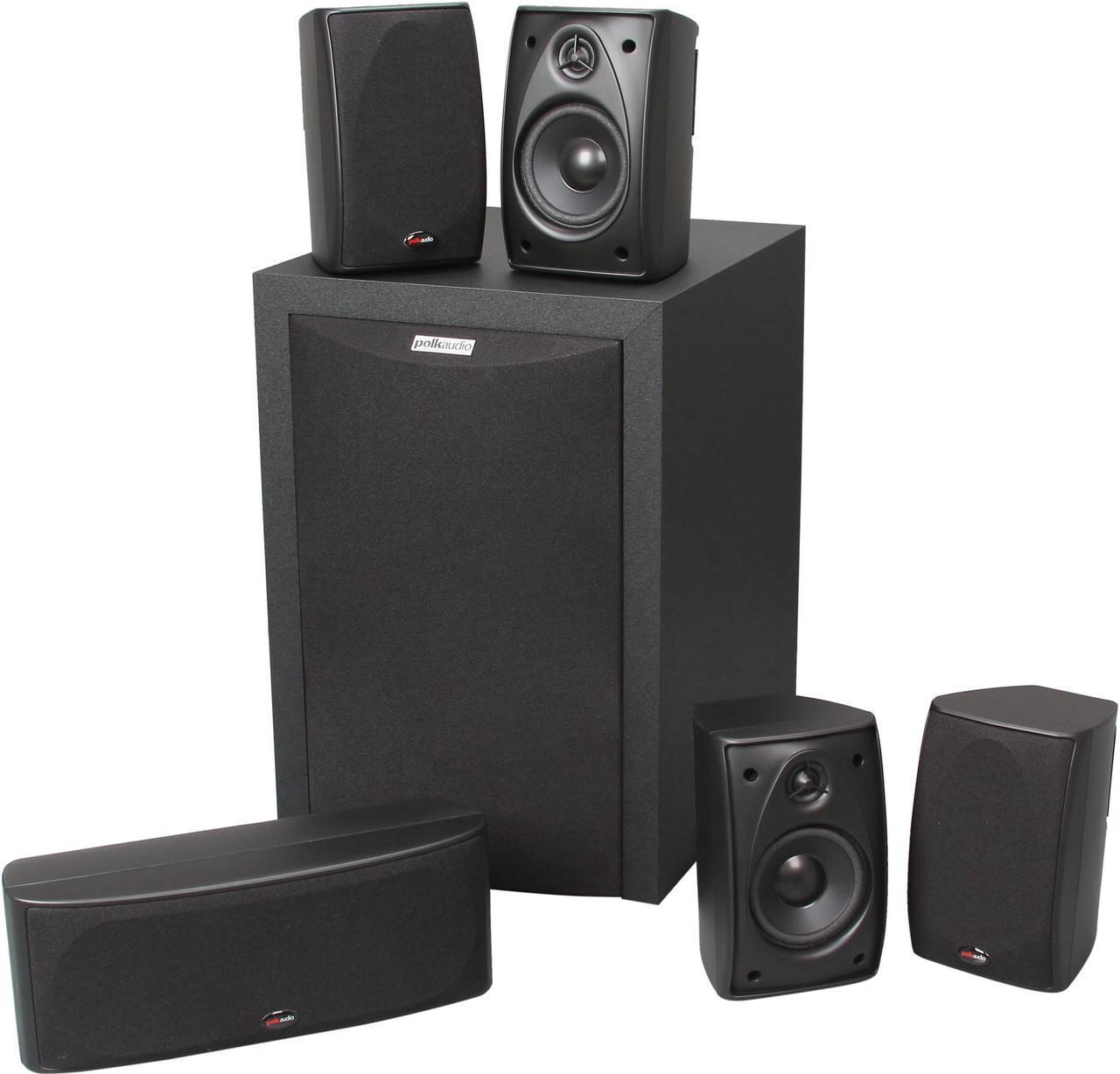 Polk Audio RM6750 Black 5.1 CH Home Theater Speaker System