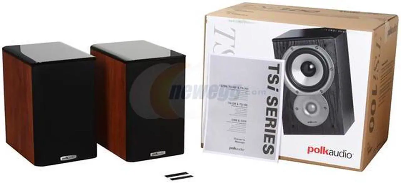 Alt view image 4 of 4 - Polk Audio TSi100 Loudspeaker Cherry Pair