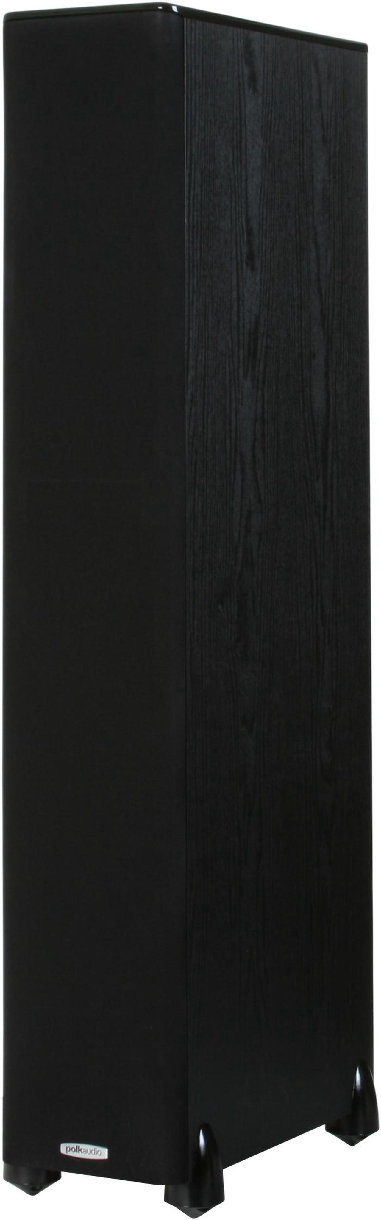 Alt view image 2 of 8 - Polk Audio TSi400 Black Compact Tower Speaker Single