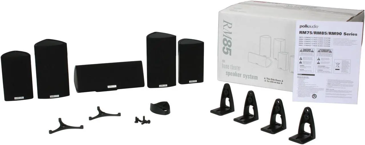 Alt view image 13 of 13 - Polk Audio RM85 5 CH Satellite Speaker System