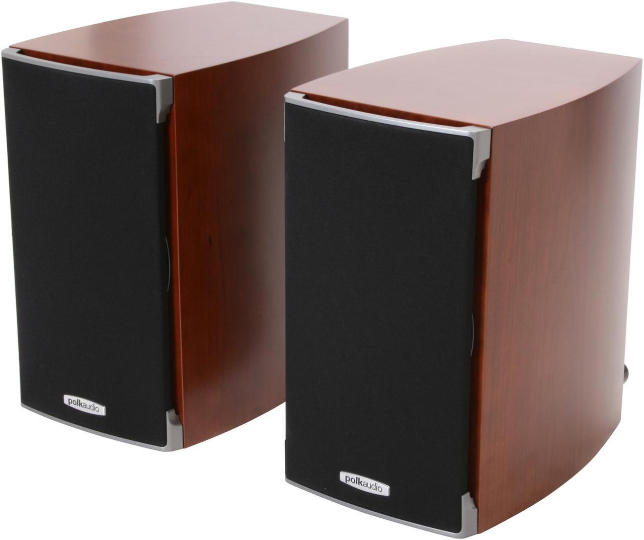 Main image of Polk Audio RTi A1 Cherry High Performance Bookshelf Speaker Pair, 5.25 -inch driver and a 1-inch dome tweeter