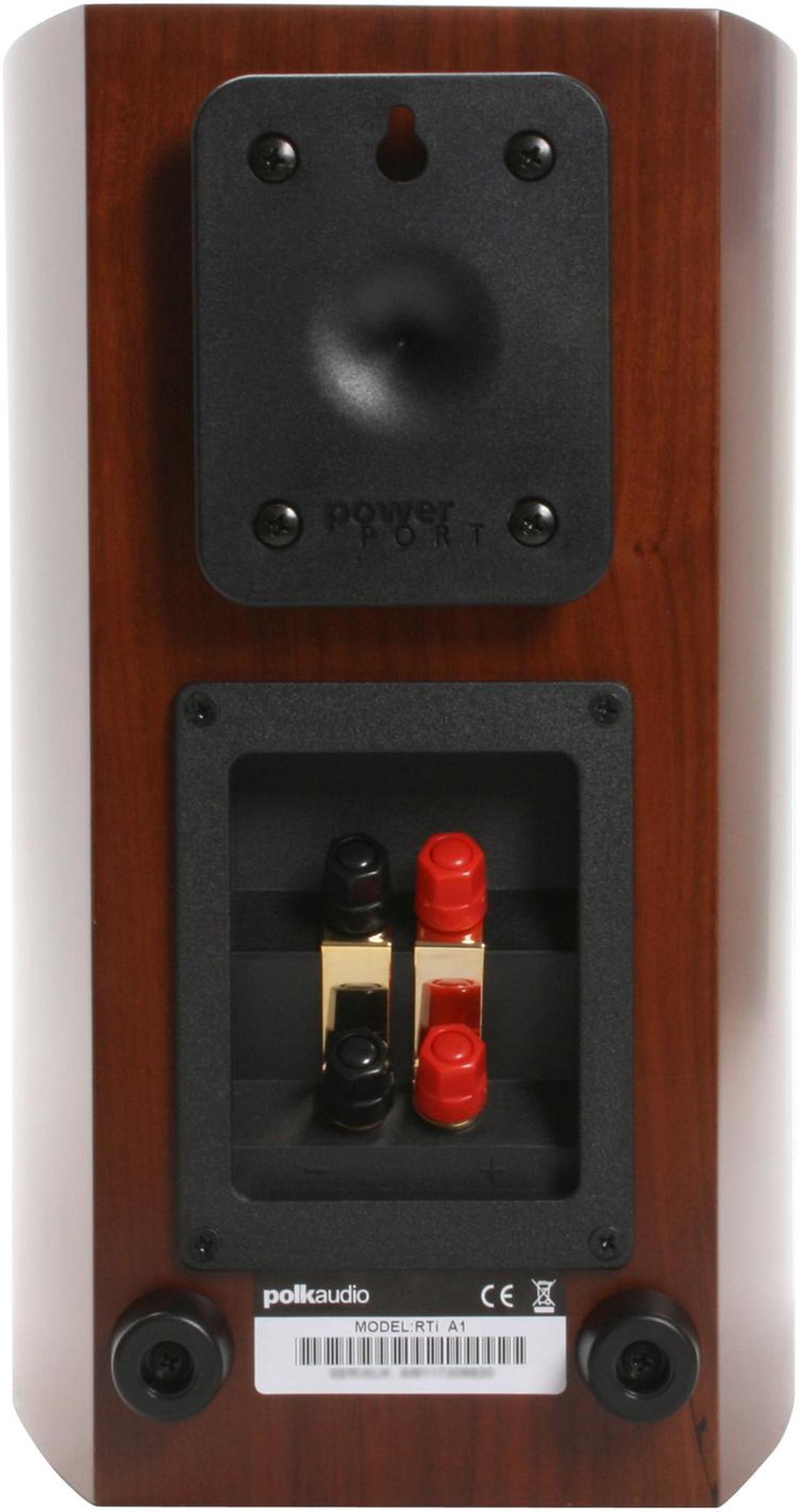 Alt view image 4 of 5 - Polk Audio RTi A1 Cherry High Performance Bookshelf Speaker Pair, 5.25 -inch driver and a 1-inch dome tweeter