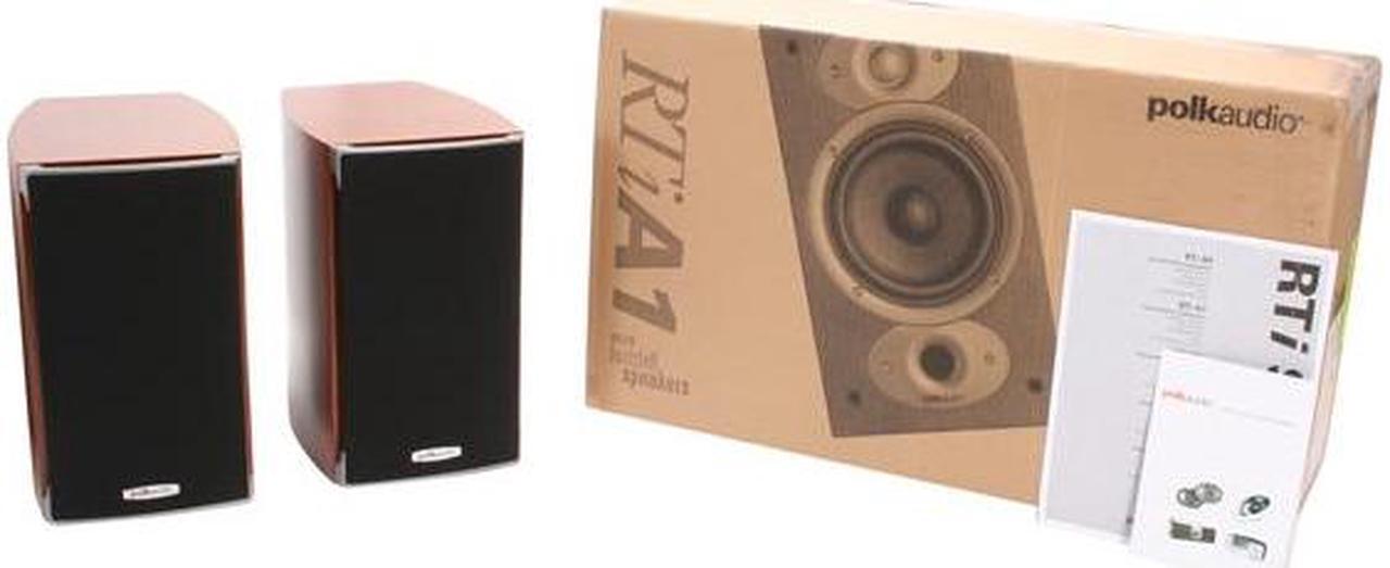 Alt view image 5 of 5 - Polk Audio RTi A1 Cherry High Performance Bookshelf Speaker Pair, 5.25 -inch driver and a 1-inch dome tweeter
