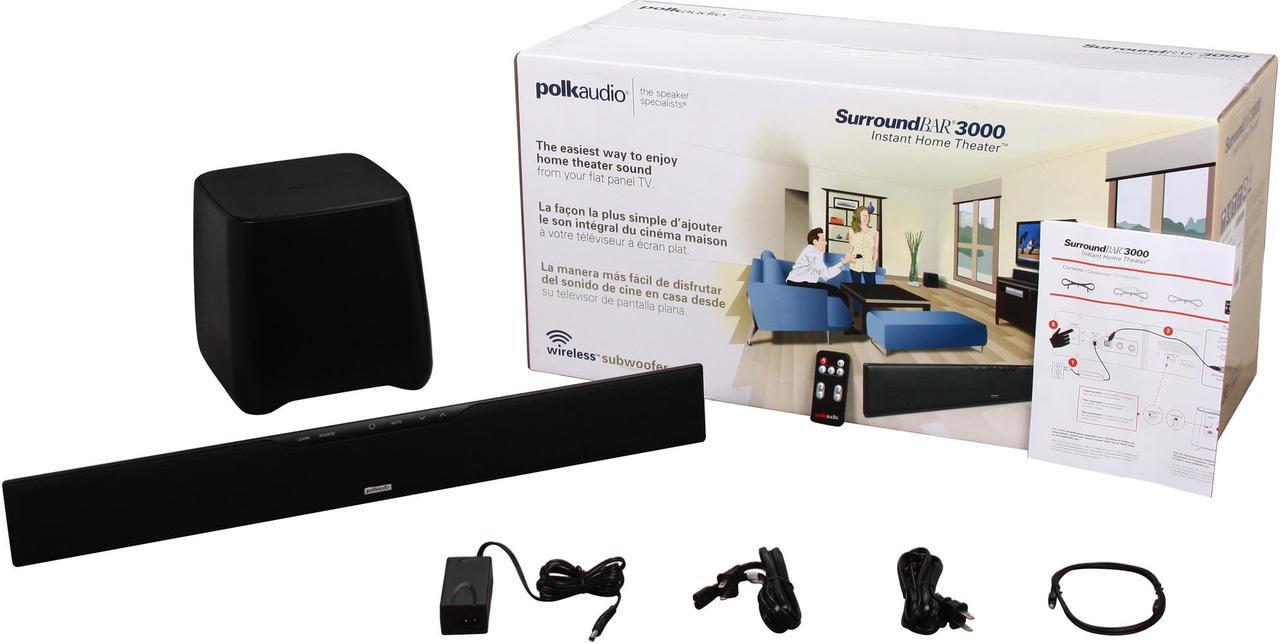 Alt view image 11 of 11 - Polk Audio Surroundbar IHT 3000 Instant Home Theater (IHT)