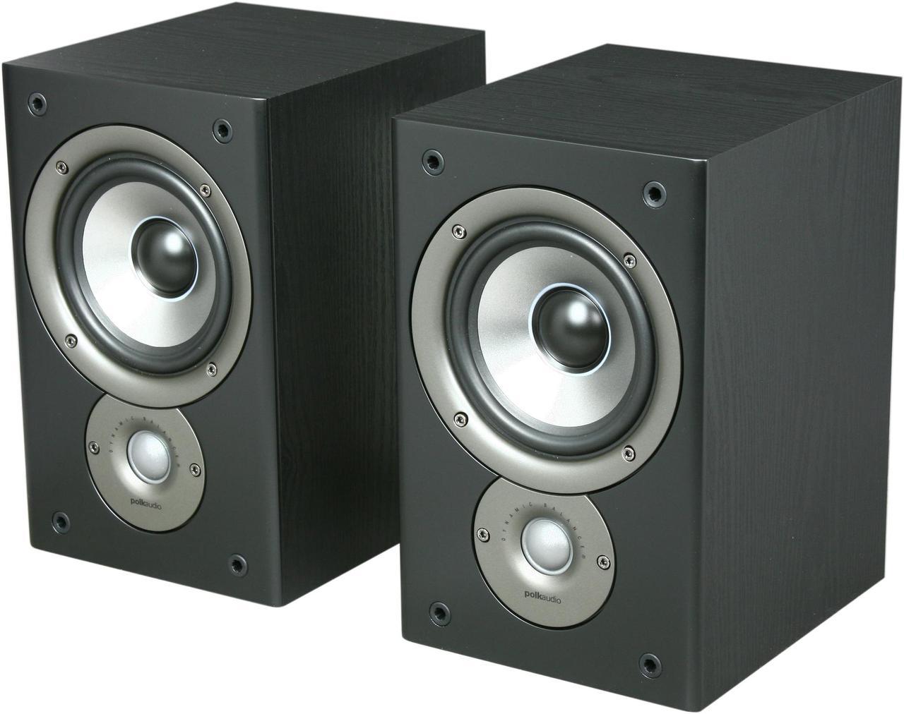 Polk Audio Monitor30 Series II Two-Way Bookshelf Loudspeaker (Black) Pair