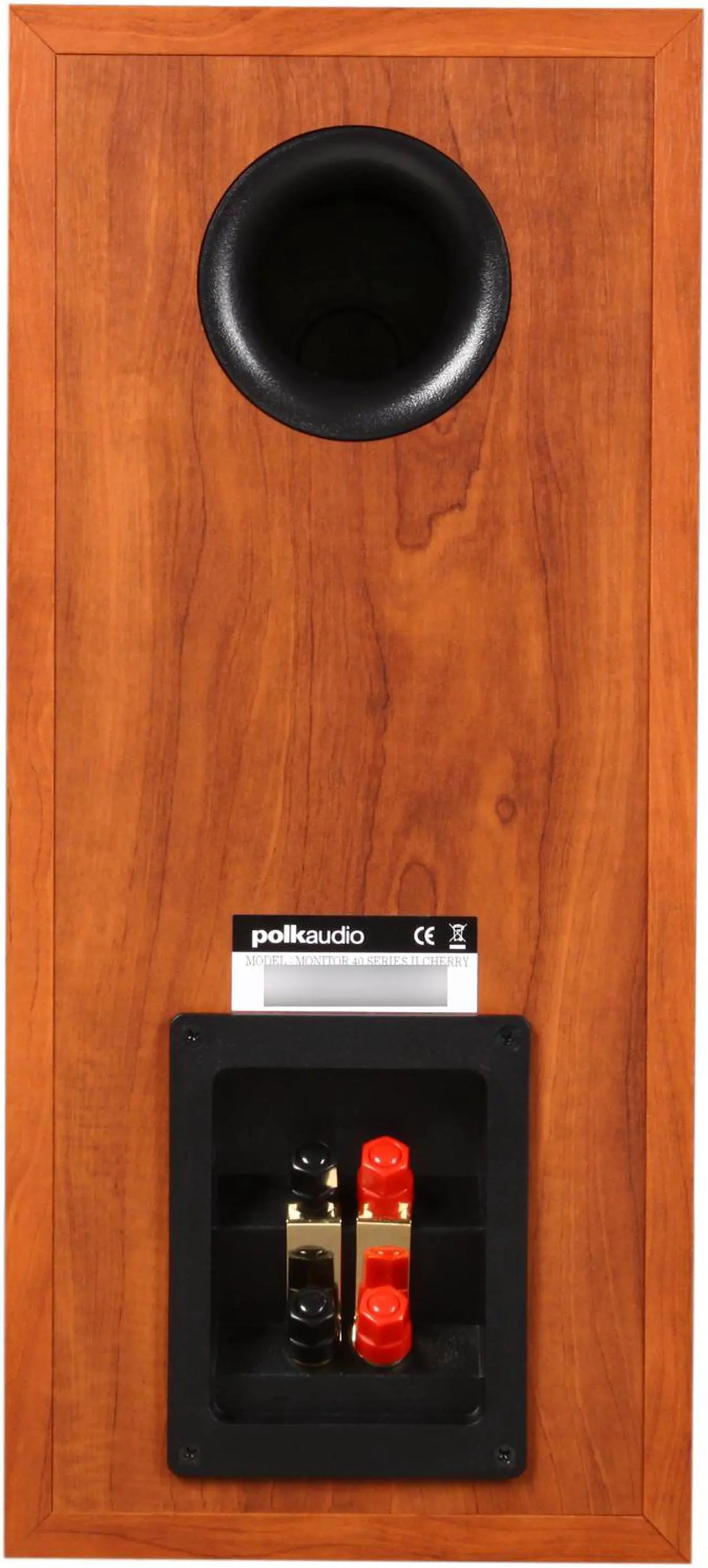 Alt view image 6 of 7 - Polk Audio Monitor40 Series II Two-Way Bookshelf Loudspeaker (Cherry) Pair