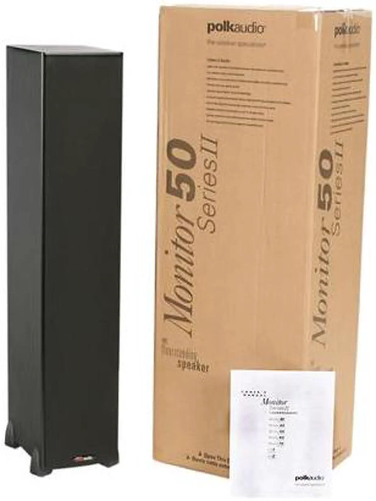 Alt view image 5 of 5 - Polk Audio Monitor50 Series II Floorstanding Loudspeaker (Black) Single