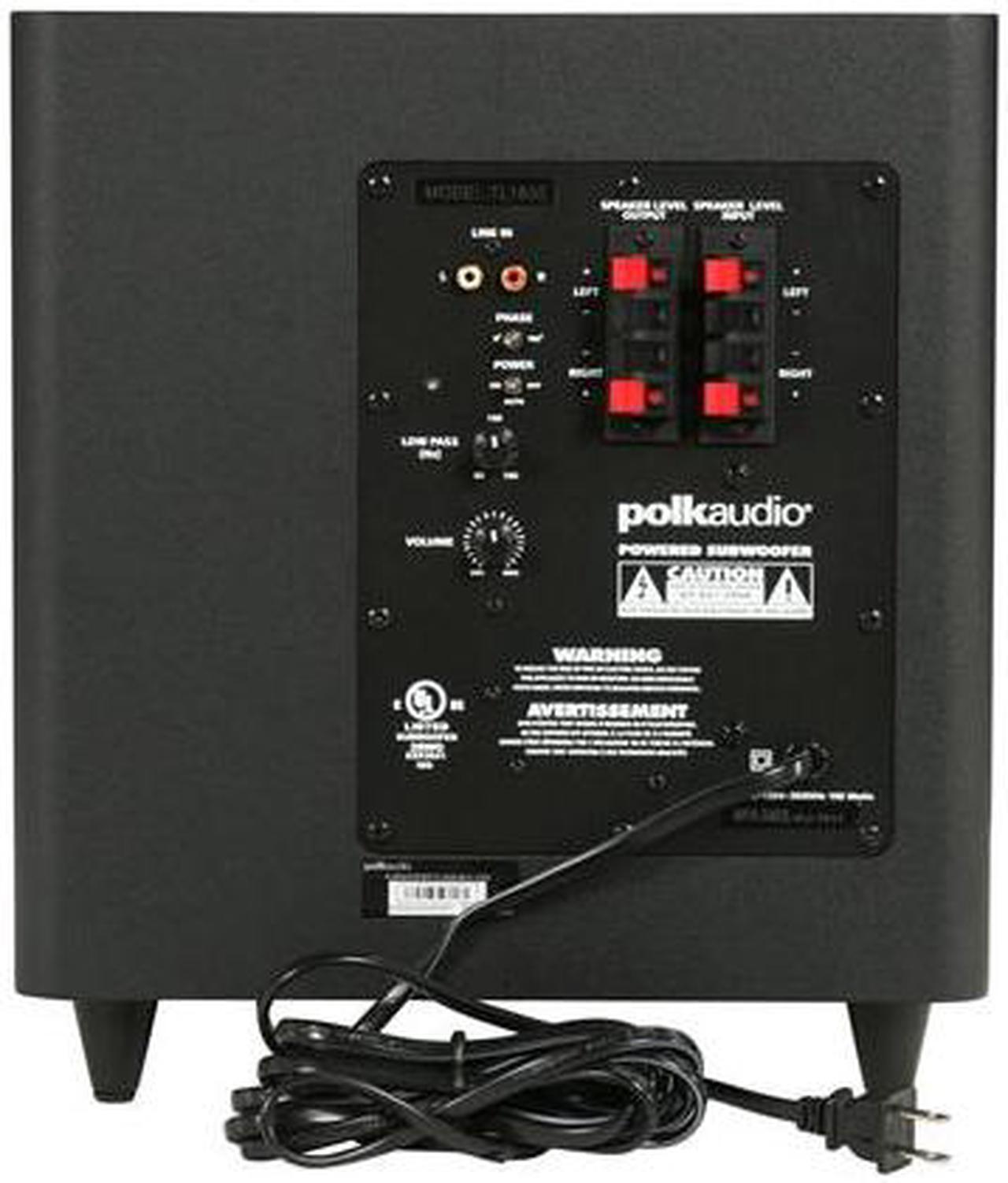 Alt view image 12 of 13 - Polk Audio TL1600 5.1 Compact Surround Sound Home Theater System with Powered Subwoofer