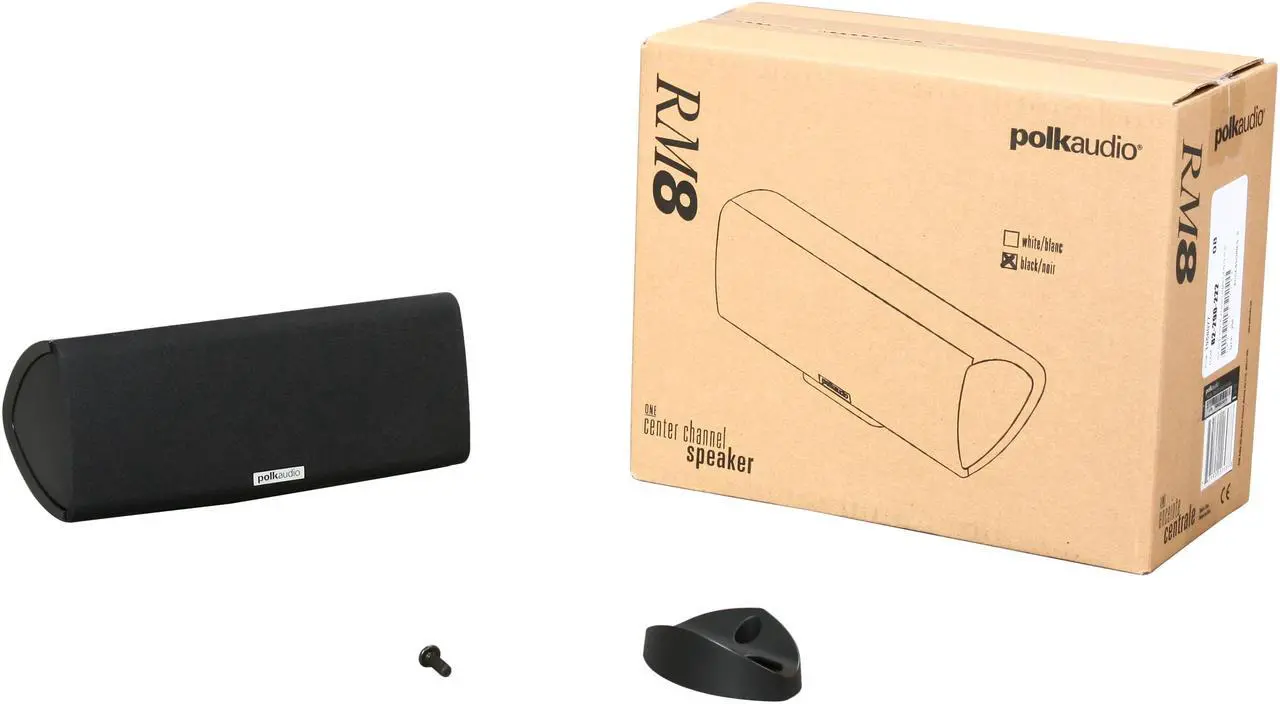 Alt view image 6 of 6 - Polk Audio RM8 Center Channel Speaker Black