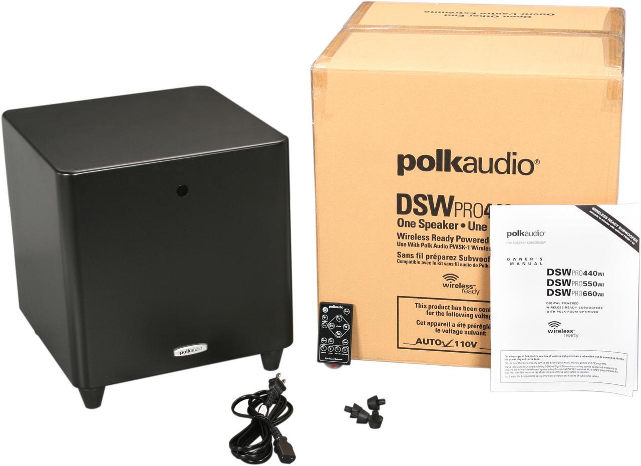 Alt view image 7 of 7 - Polk Audio DSW PRO 440 8" High Performance Subwoofer