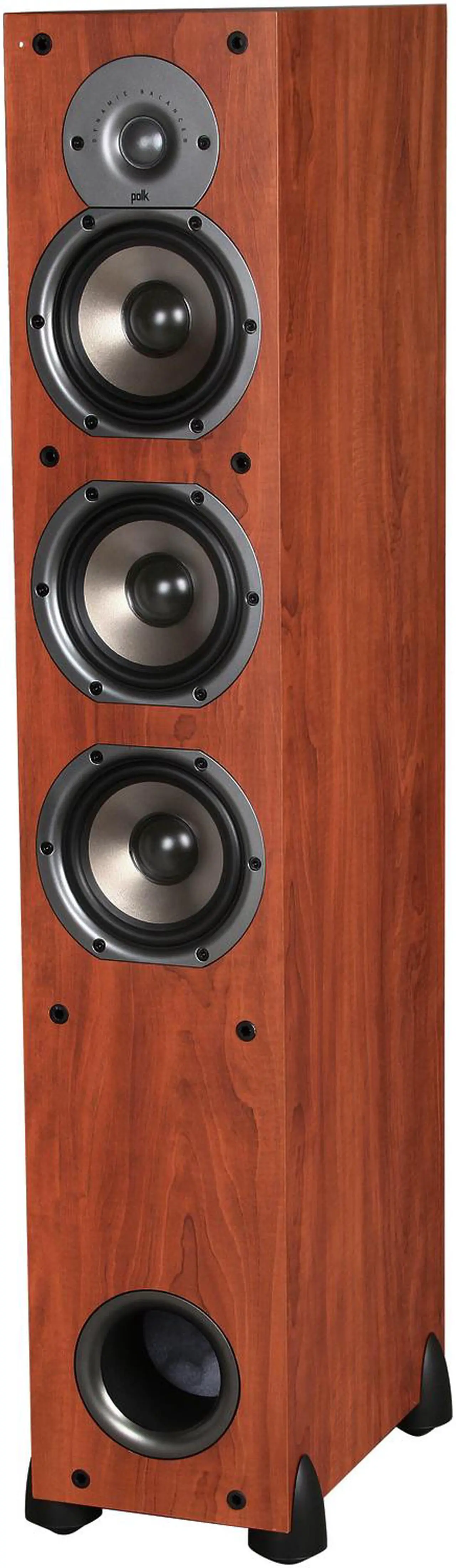 Main image of Polk Audio Monitor Series New Monitor 65T Three-Way Ported Floorstanding Loudspeaker (Cherry) Single
