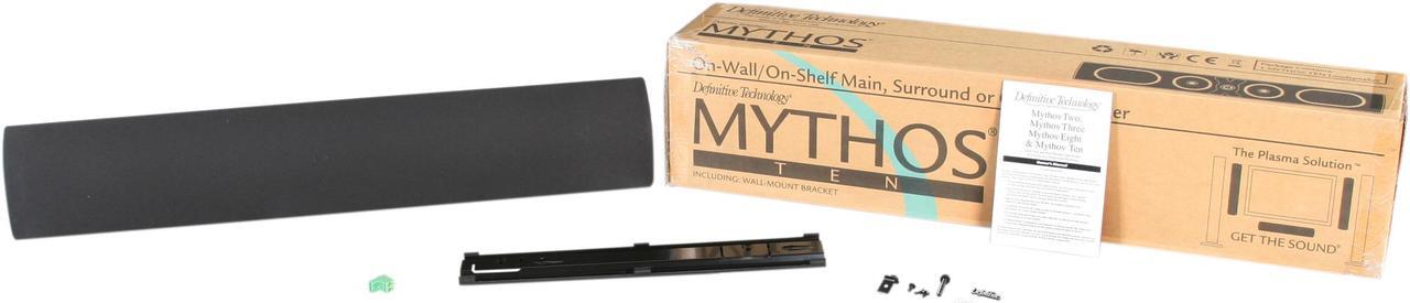 Alt view image 6 of 6 - Definitive Technology Mythos Ten Horizontal/Vertical Wall-Mounted L/C/R Speaker (Black) Single