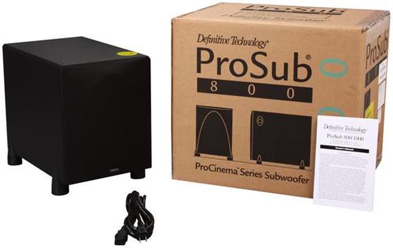 Alt view image 7 of 7 - Definitive Technology ProSub 800 8" Subwoofer with 300W Amp (Black) Single