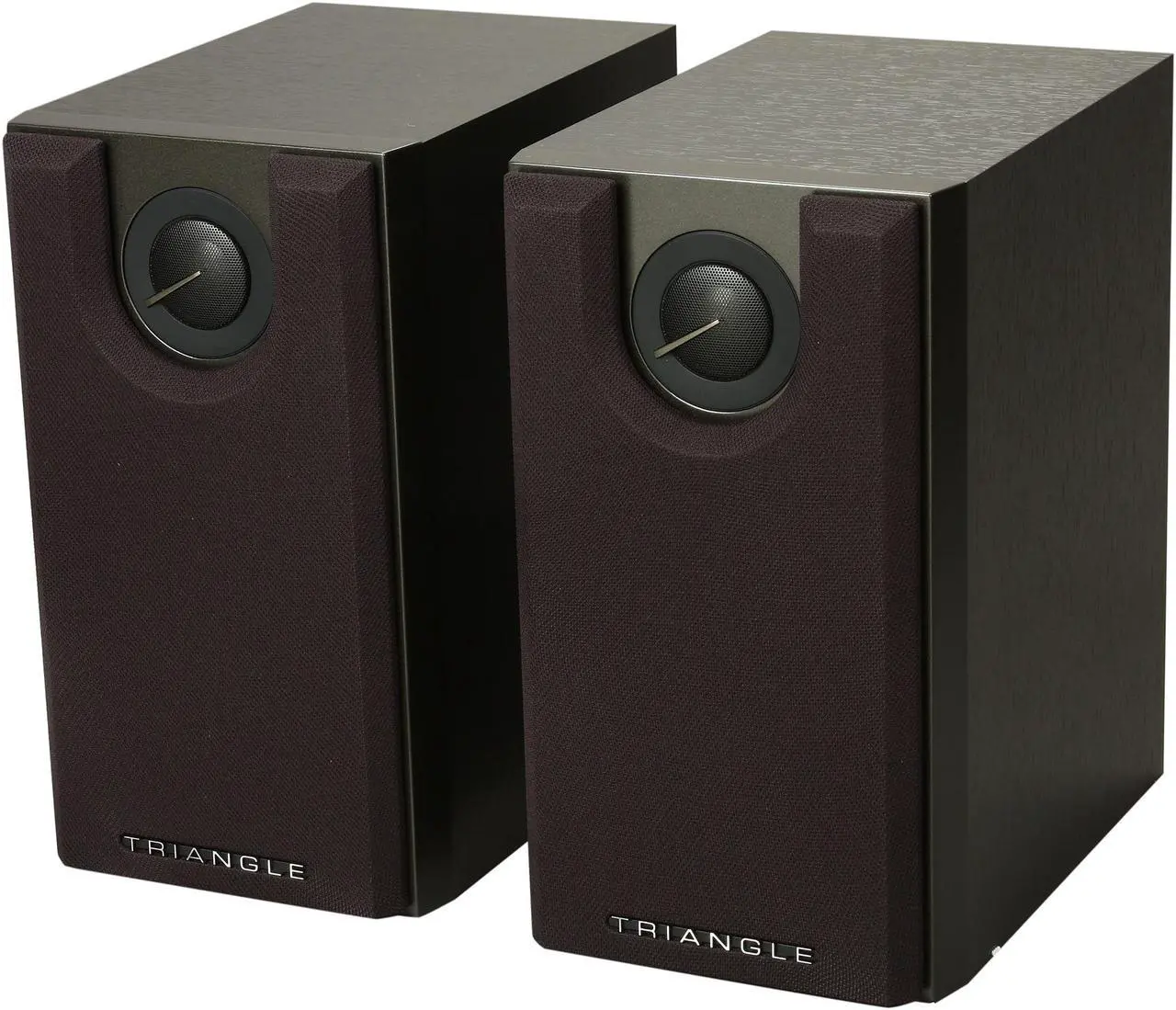 Alt view image 2 of 6 - Triangle Plaisir TEB17WGPC ZETA Wenge Bookshelf Speaker Pair