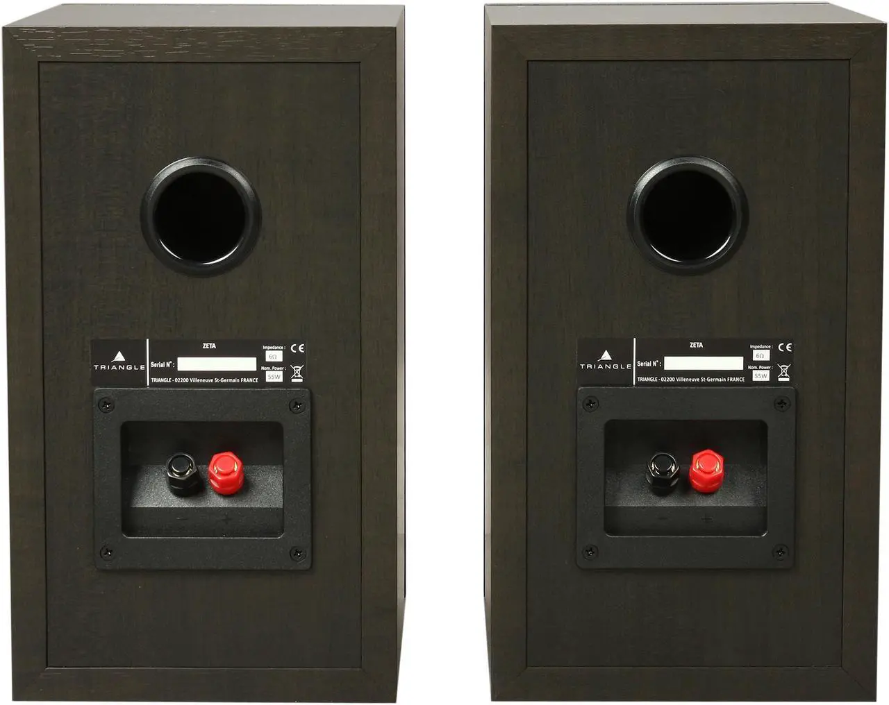 Alt view image 5 of 6 - Triangle Plaisir TEB17WGPC ZETA Wenge Bookshelf Speaker Pair